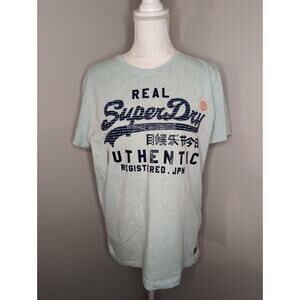 Superdry Vintage Logo Authentic Graphic Tee Casual Streetwear Large
